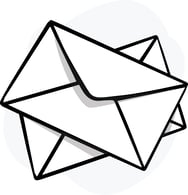 graphic of envelopes