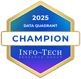 Applauz 2025 Software Reviews Data Quadrant Champion Award Badge