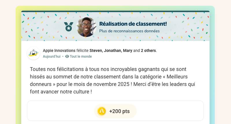 Bonis de classement automatisés