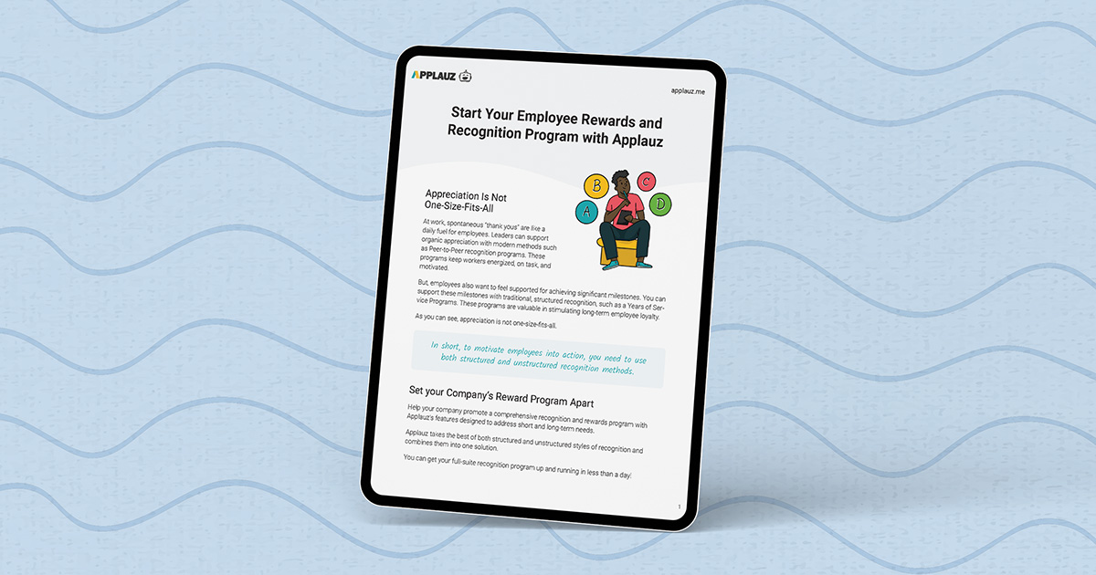 How Applauz Supports Your Employee Recognition & Reward Initiatives