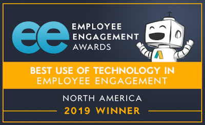 Applauz : Gagnants du prix « Best Use of Technology in Employee Engagement, 2019 »